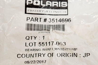 New OEM Polaris 3514696 Bearing Shaft Waterpump NOS