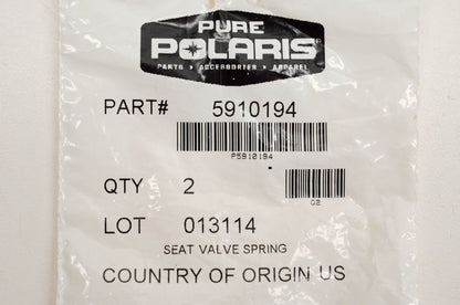 New OEM Polaris 5910194 Seat Valve Spring NOS