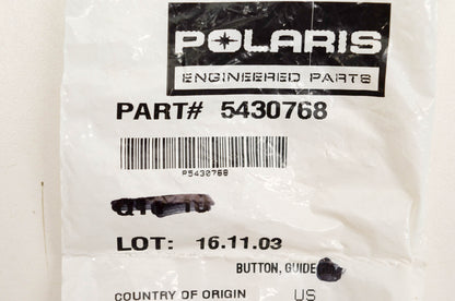 New OEM Polaris 5430768 Button Guide Qty 2 NOS