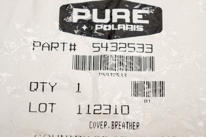 New OEM Polaris 5432533 Breather Cover NOS