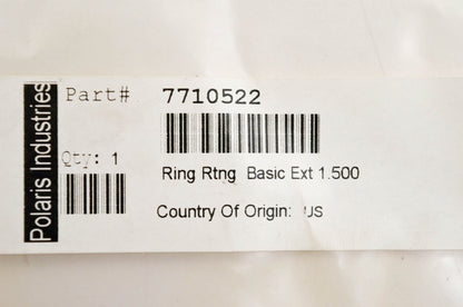 New OEM Polaris 7710522 Retaining Ring Basic Ext 1.500 NOS
