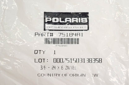 New OEM Polaris 7518481 Screw 3/8-24x6 NOS