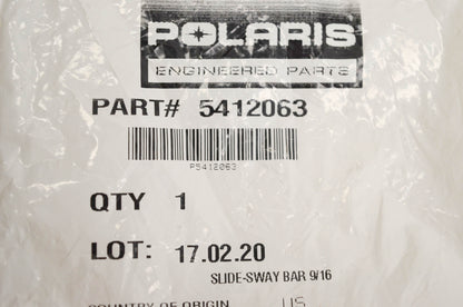 New OEM Polaris 5412063 Slide Sway Bar 9/16 NOS