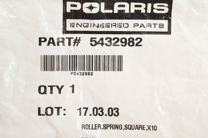 New OEM Polaris 5432982 Roller Spring Square x10 NOS