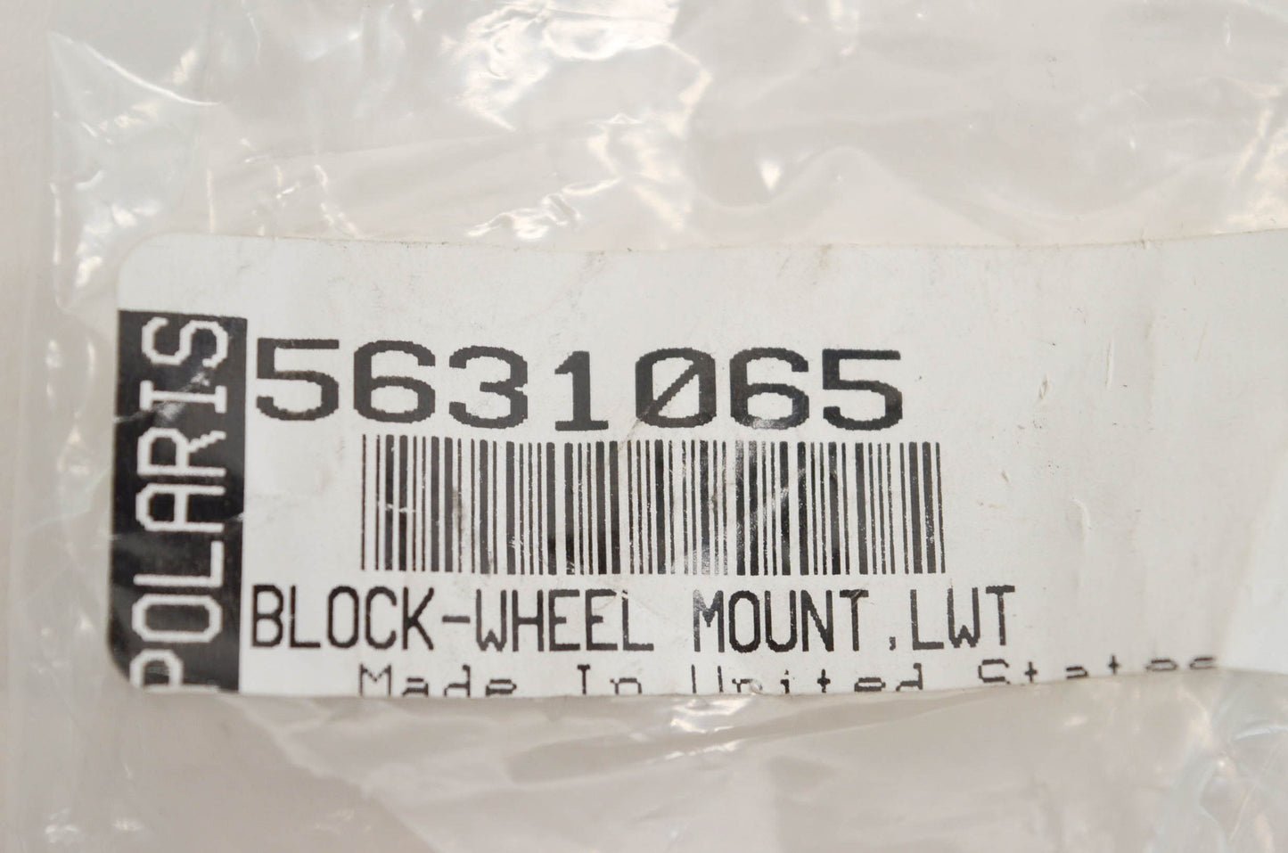 New OEM Polaris 5631065 Block Wheel Mount LWT NOS