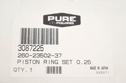 New OEM Polaris 3087225 Piston Ring Kit 0.25 NOS