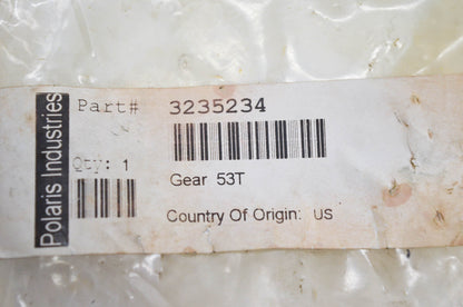 New OEM Polaris 3235234 Gear 53T NOS