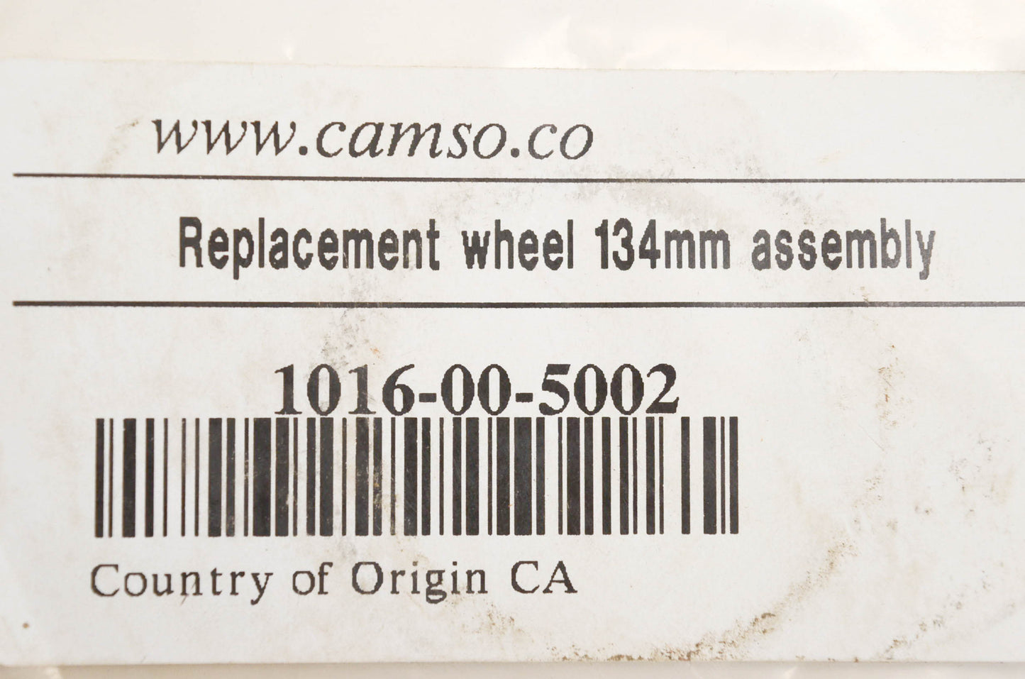 Camso 1016-00-5002 Replacement Wheel 134mm Assembly NOS