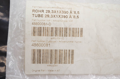New OEM KTM 48600081, 48600081-D Tube 29, 3x1x390 NOS