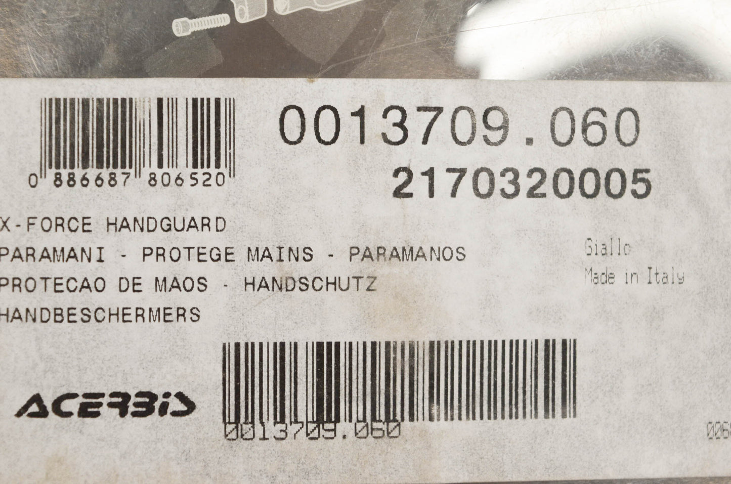 Acerbis 2170320005, 21703-20005 Handguard s X-Force NOS