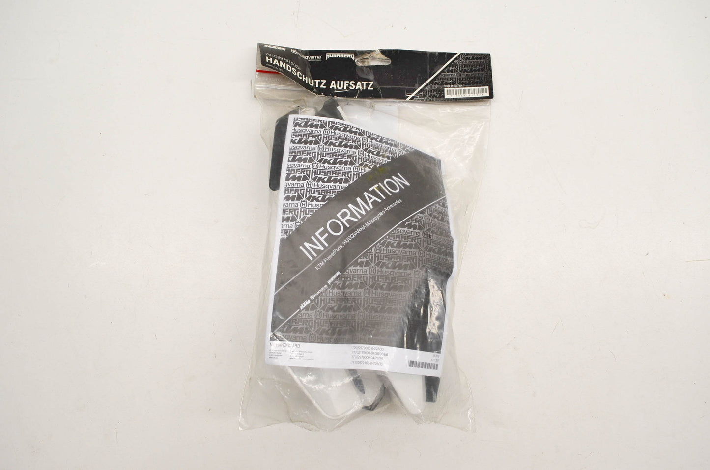 New OEM KTM 7810297915028 Handguard Set MX White NOS