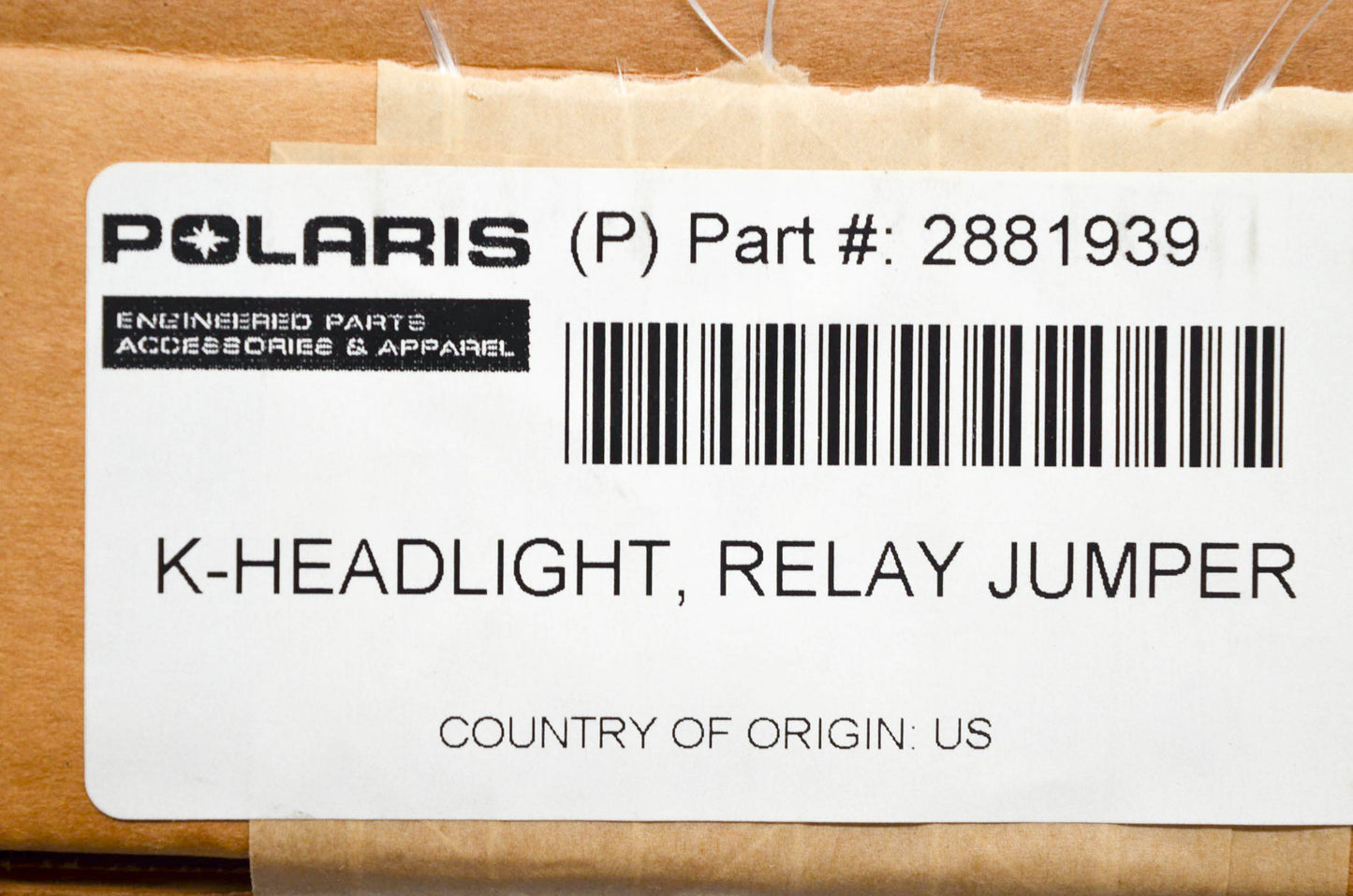New OEM Polaris 2881939 Relay Jumper Headlight Kit NOS