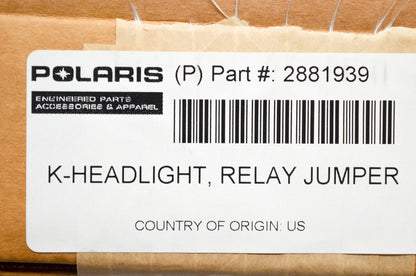 New OEM Polaris 2881939 Relay Jumper Headlight Kit NOS