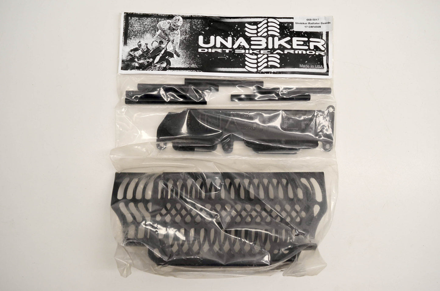 Unabiker 668-5017 Radiator Guard Black NOS