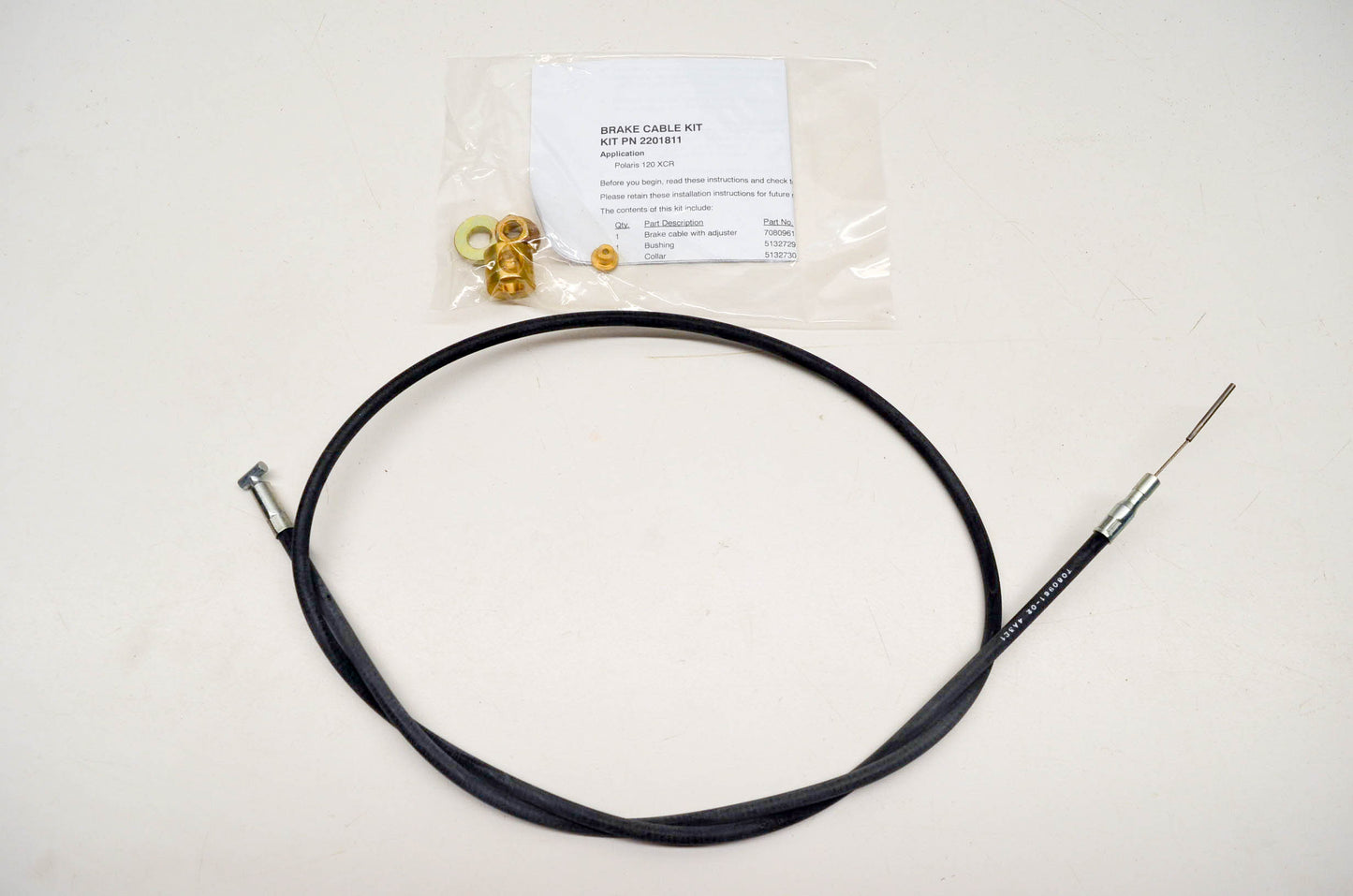 New OEM Polaris 2201811 Kit Cable Brake W/AD NOS
