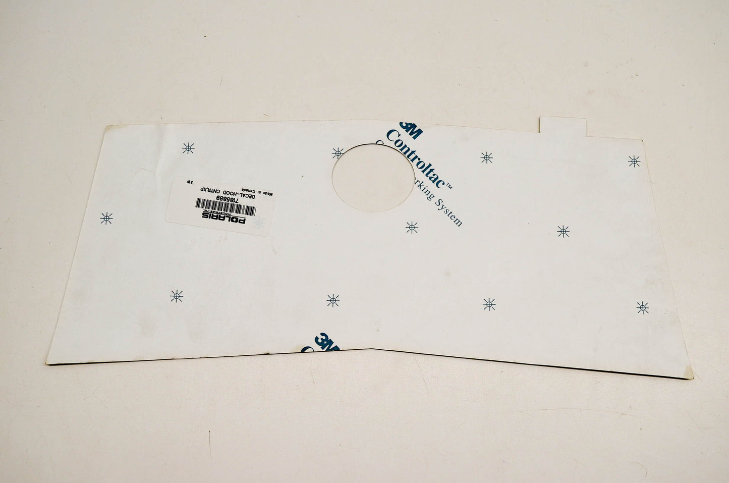 New OEM Polaris 7185889 Decal Hood CNTR XP NOS