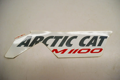New OEM Arctic Cat 9611-663 Decal Side Panel Upper LH White NOS