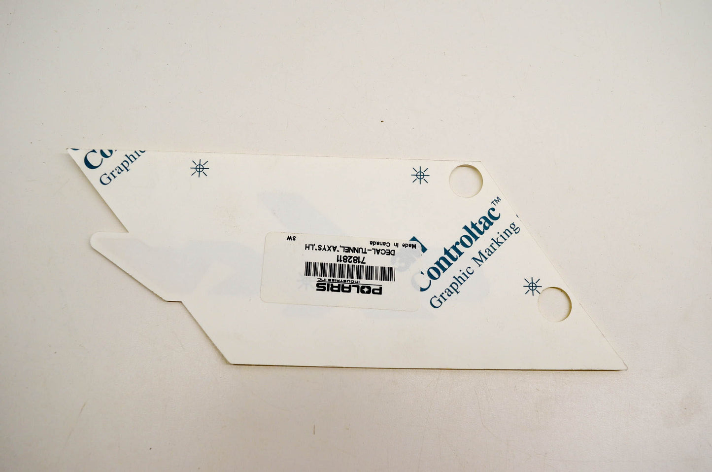 New OEM Polaris 7182811 Decal Tunnel "AXYS" LH NOS