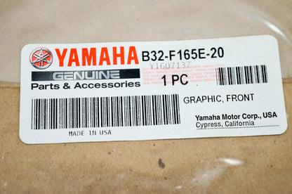 New OEM Yamaha B32-F165E-20-00 Graphic Front NOS