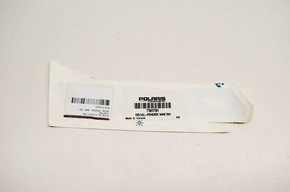 New OEM Polaris 7181781 Decal Fender "800" RH NOS
