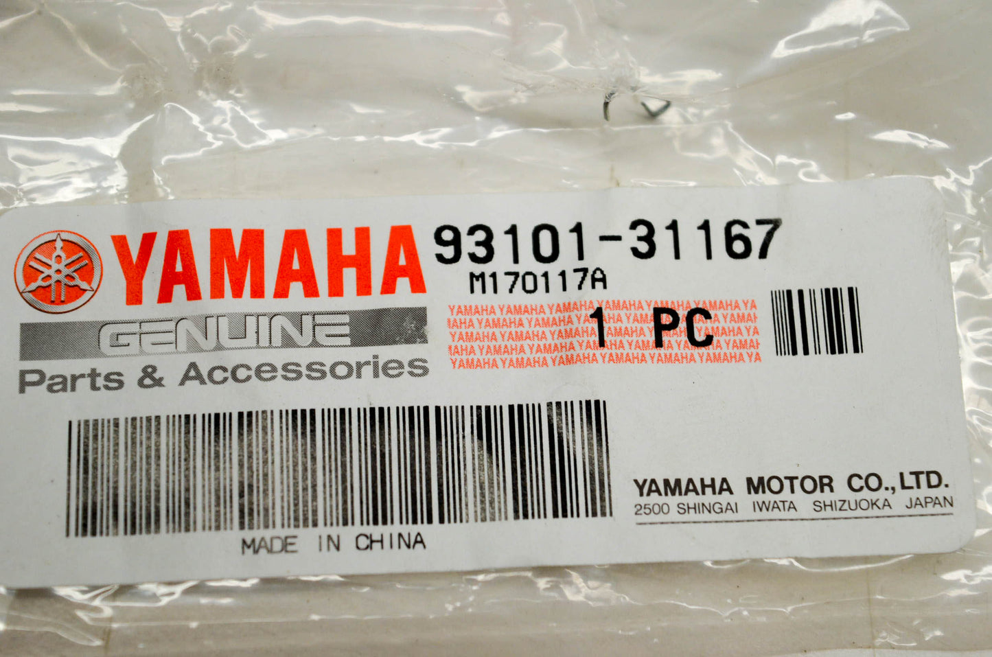 New OEM Yamaha 93101-31167 Oil Seal NOS