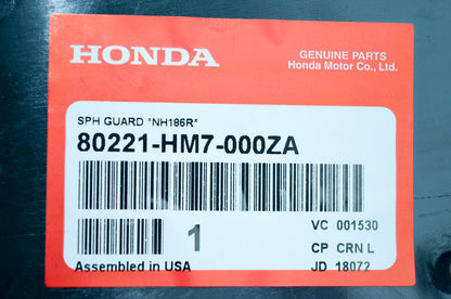 New OEM Honda 80221-HM7-000ZA SPH Guard NH186R NOS