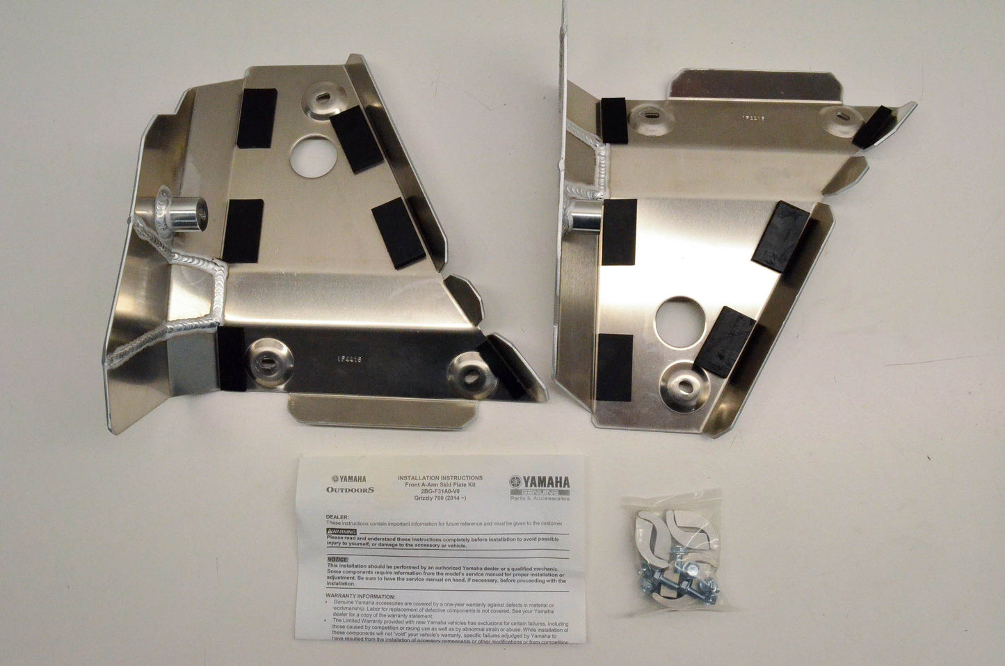 New OEM Yamaha 2BG-F31A0-V0-00 Front A Arm Skid Plate NOS