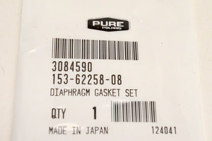 New OEM Polaris 3084590, 153-62258-08 Diaphragm Gasket Set NOS