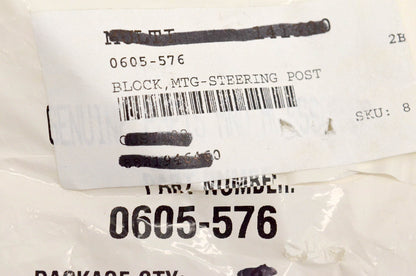 New OEM Arctic Cat 0605-576 Block Mounting Steering Post NOS