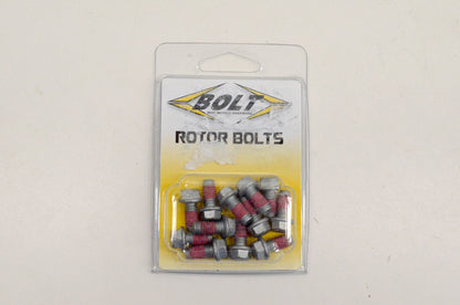 Bolt Motorcycle Hardware 020-00139 Rotor Bolts 6x13mm Quantity 12 NOS