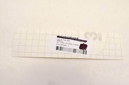 Cycle Express 0531CJ Got Snow Sticker Chrome NOS