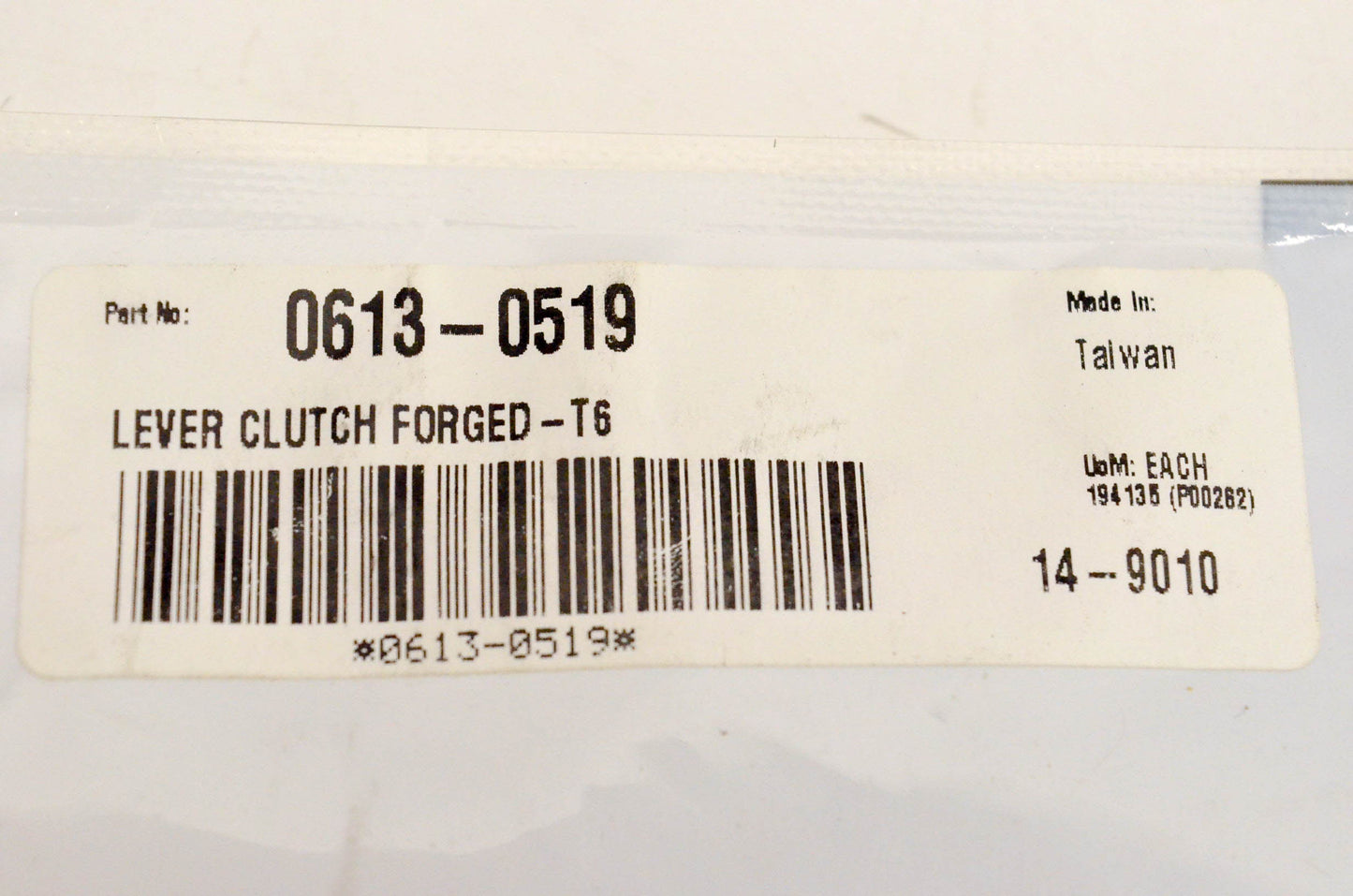 Motion Pro 0613-0519, 14-9010 Lever Forged 6061-T6 Clutch NOS