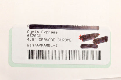 Cycle Express 0676CM 4.5" Grenade Chrome NOS