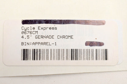Cycle Express 0676CM 4.5" Grenade Chrome NOS