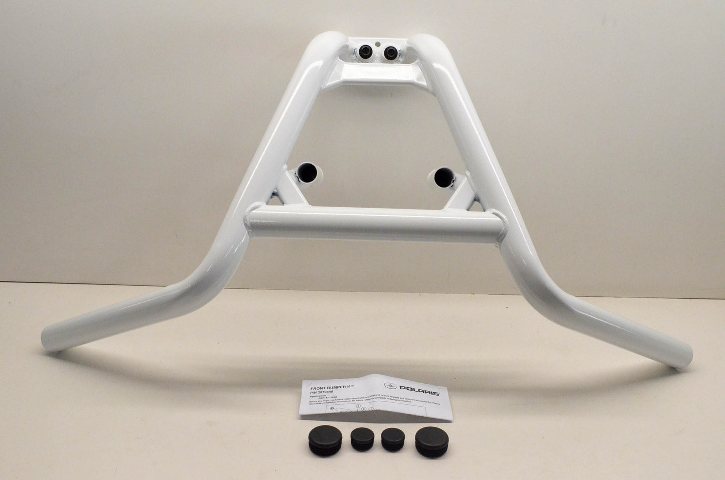 New OEM Polaris 2881583-133 Bumper Front Basic RZR White Lightning Kit NOS