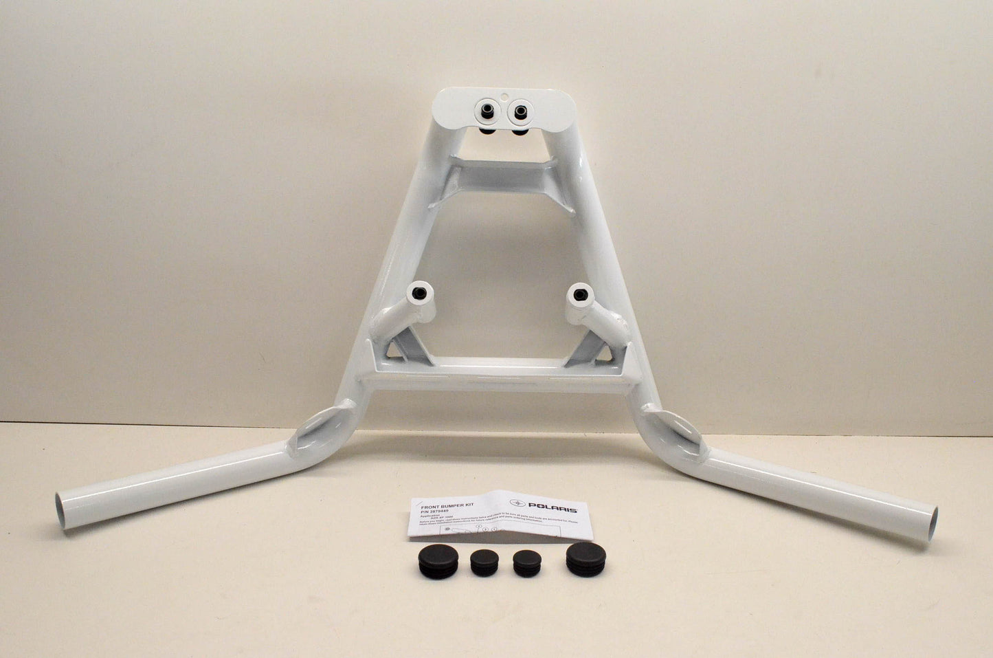 New OEM Polaris 2881583-133 Bumper Front Basic RZR White Lightning Kit NOS