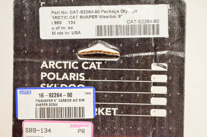 Studboy CAT-S2264-90, SB9-134, 16-92264-90 PR/Shaper 9" Carbide A/C S/M Shaper S2264 NOS
