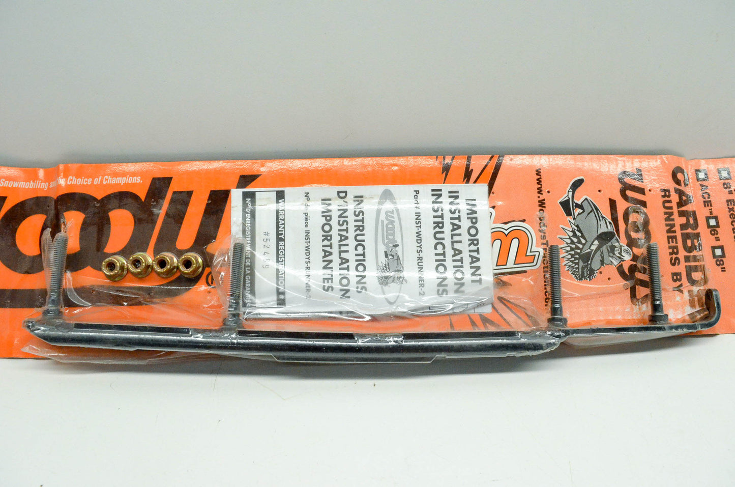 Woody's DY4-6550-1, 16-71471 Dooly 4" Carbide Runner Single NOS