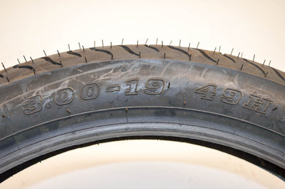 Wild Flare 301674, IRC 3.00-19 49H, 87-5524 Front Tire WF920 NOS
