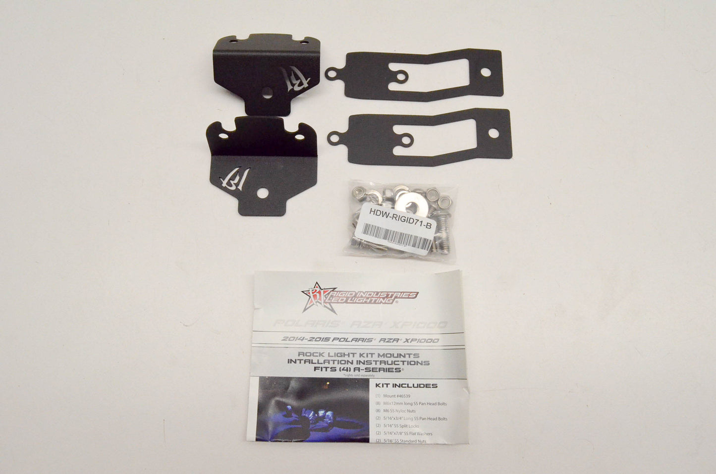 Rigid 46539, 652-46539 Rock Light Kit Mounts NOS