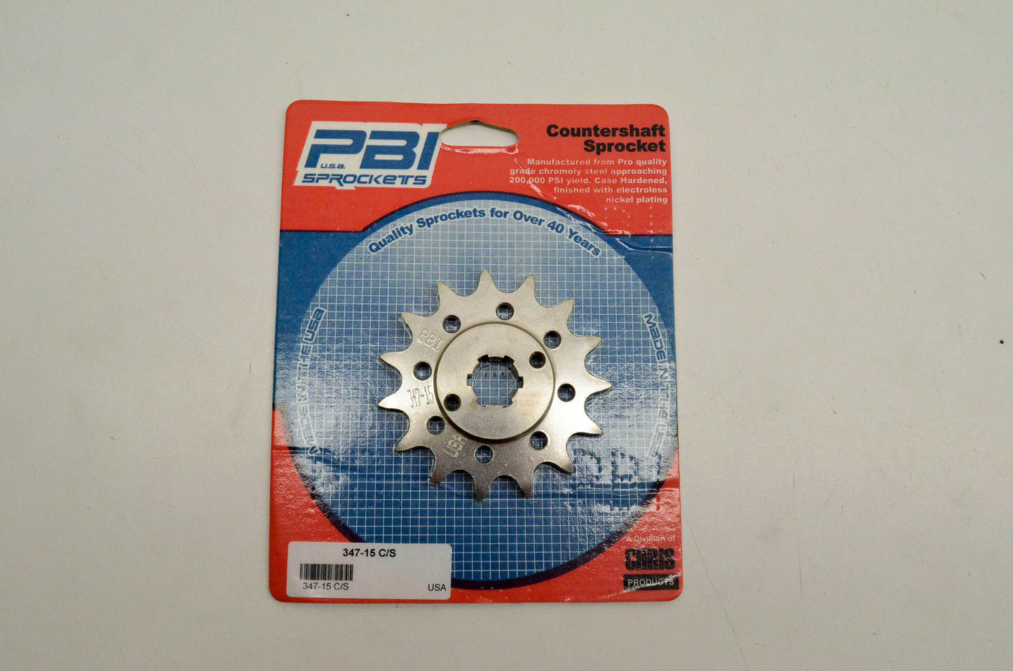 PBI Sprockets 347-15 C/S, 50-34715 PBI Sprocket C/S 15T NOS
