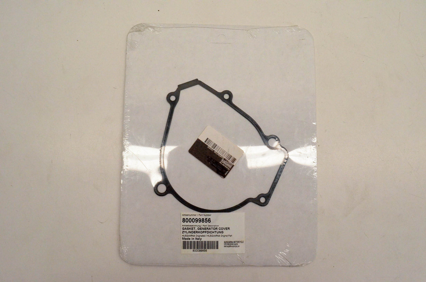 New OEM Husqvarna 800099856 Gasket Generator Cover NOS