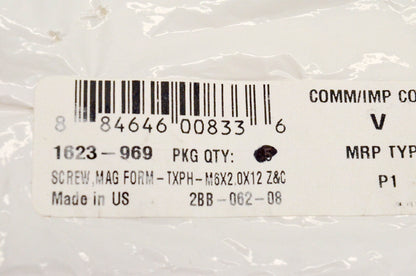 New OEM Arctic Cat 1623-969 Screw Mag Form TXPH M6x2.0x12 NOS QTY 3