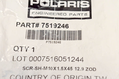 New OEM Polaris 7519246 Screw SH M10x1.5x45 12.9 ZOD NOS