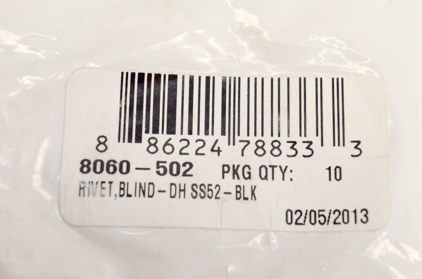 New OEM Arctic Cat 8060-502 Rivet Blind DH SS52 Black QTY 10 NOS