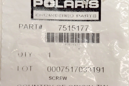 New OEM Polaris 7515177 Screw NOS