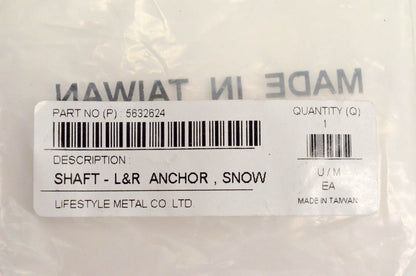 New OEM Polaris 5632624 Shaft L&R Anchor Snow NOS