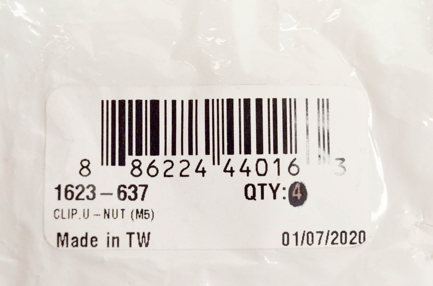 New OEM Arctic Cat 1623-637 Clip U Nut M5 NOS QTY 2
