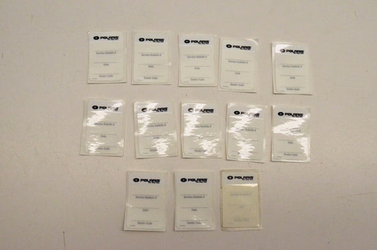 New OEM Polaris 7170107 Service Bulletin Competion Decal Qty 13 NOS