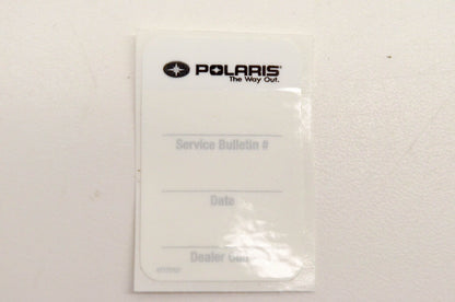 New OEM Polaris 7170107 Service Bulletin Competion Decal Qty 13 NOS